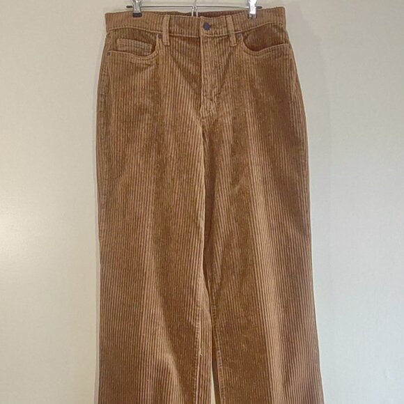 EUC Lands' End High Waist Wide Leg Corduroy Pants/Jeans Women's Size 12 - Picture 4 of 12
